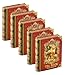 Basilur | Mini Tea Books Vol.5 | Pyramid Black Tea Bags | 100% Pure Ceylon Tea | Five Collectible Metal Tin Caddies | 5 Luxury Leaf Pyramid Sachets Per Tin | Pack of 5