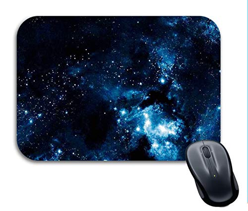 Image of Anti-Skid Mathematics Board Designer Gaming Mouse Pad for Laptops Desktop PC Gaming Wireless Mouse for Girls and Boys (Blue Galaxy 3)