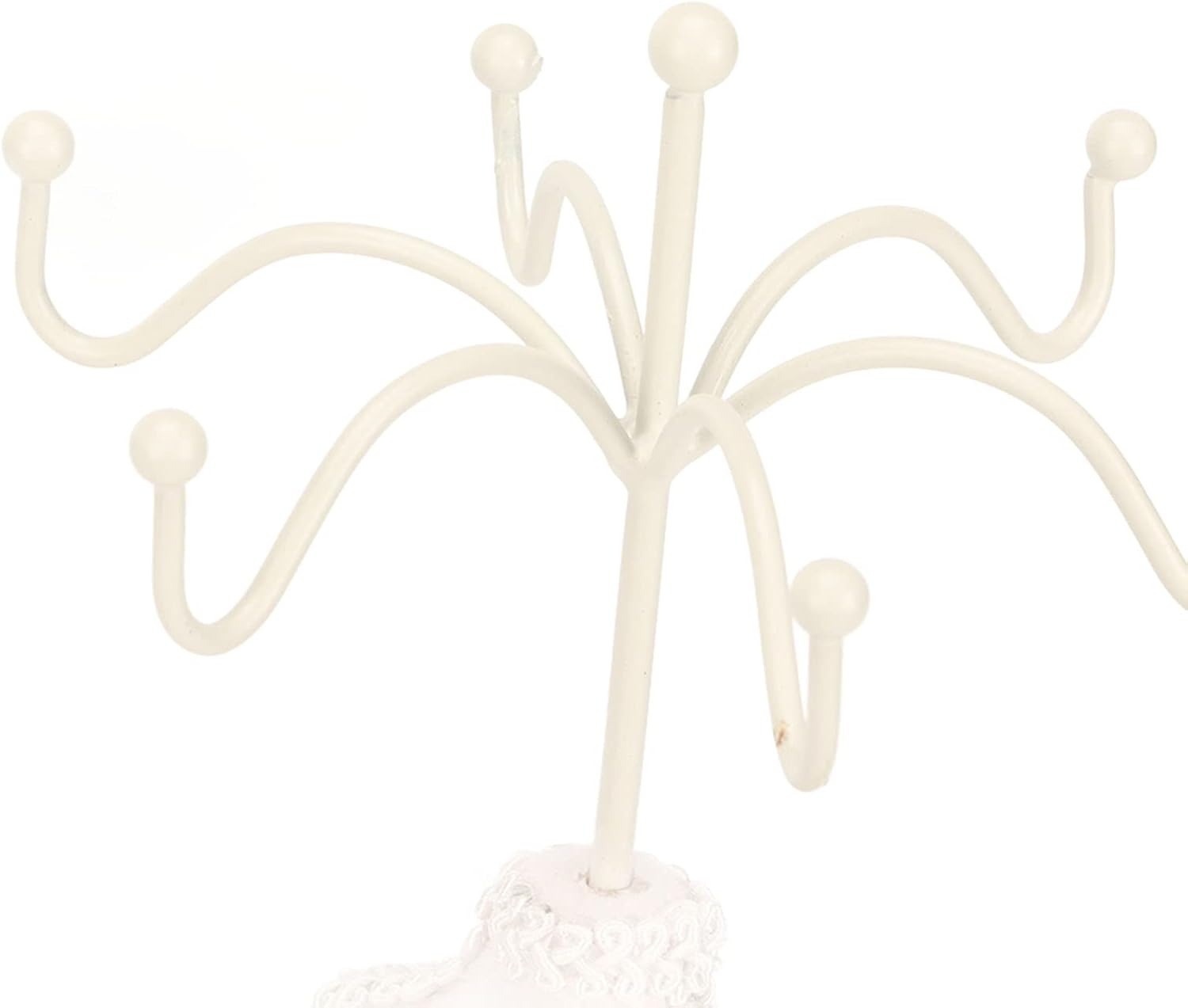 Tyenaza Compact Jewelry Display Stand - Mannequin Dress Earrings Necklace Organizer