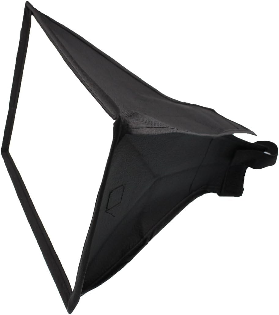 Softbox for flash, speedlight, photography - 6"x8" universal studio soft box for Canon Speedlite, Nikon, Vivitar, Sigma, Sony, Pentax, Olympus, Panasonic, or other external flash - portable softboxes for professional photoes or!
