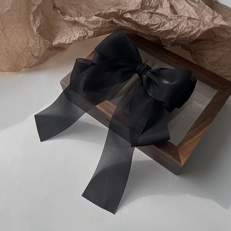 Pince à cheveux nœud en fil élégant, idée cadeau pour femme et fille