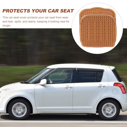 Cojín para asiento de coche de verano en marrón: viaja fresco, cómodo y con estilo 7