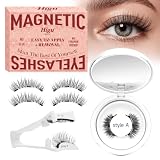 Higu clace Magnetische Wimpern,Magnet Wimpern Ohne Eyeliner