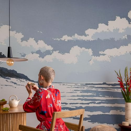 Papier peint intissé plage 208x146 cm Tulup pour chambre - 4