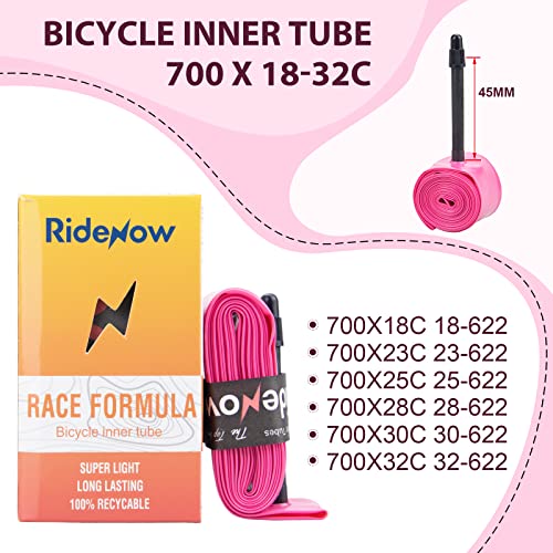 Meghna Road Bike Inner Tube 700X18C/700X23C/700X25C/700X28C/700X30C/700X32C Fv-45Mm Presta Valve For Road Bike Hybrid Bike #TOP19