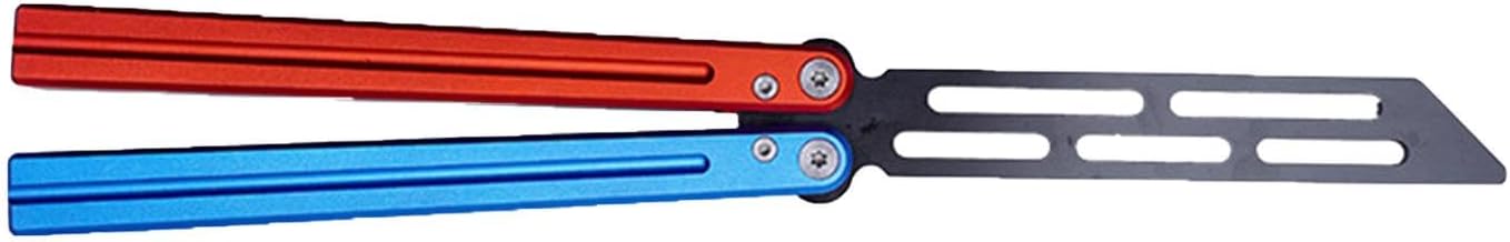 Butterfly Toy Tool Metal Training Tool Dull Blade Folding Dull Tool Trainer Red Blue | Collectible | Home