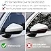 for 2022 2023 2024 2025 Honda Civic LX EX EX-LSport EX EX-L Si Extrior Side Rear View Mirror Cover, Rearview Mirror Trims for Civic 11th Gen Original Car OEM Style -Sporty Carbon FIber Grain