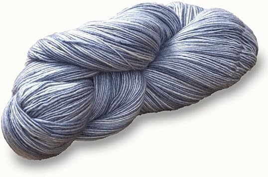 Silk Blend Fino - 450 Fog, 100gm, Merino Silk Hand Dyed Knitting Yarn