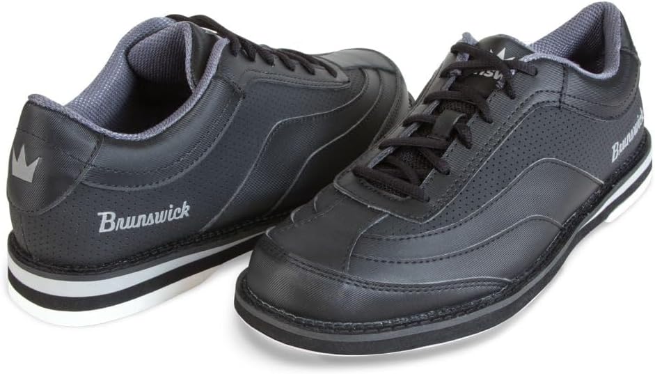 Brunswick Mens Rampage Left Hand Bowling Shoes- Black 9 M US - Image 3