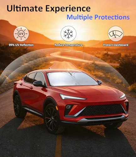Image of Windshield Sun Shade for 2024 2025 2026 Buick Envista Accessories