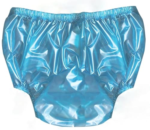 PVC Inkontinenz-Schlupfhose Für Erwachsene Kunststoff Mit Geruchskontrolle Inkontinenzhose Anti-Seiten-Leckage Physiologisch Kunststoffhose Wiederverwendbare,Schutz Hosen Windelhöschen A,M