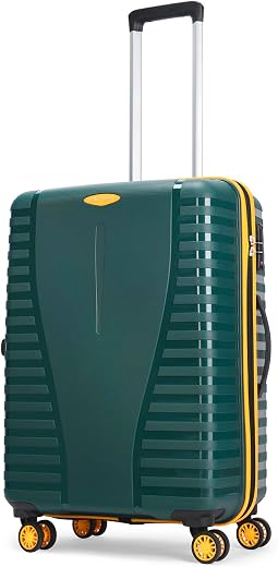 Aristocrat Medium Polypropylene Airpro Plus Check-in 66 Cm() 8 Wheel Spinners Trolley Bags for Travel Hard Case Luggage, L...