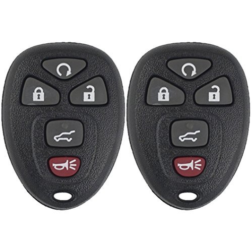 Keyless2GoKeyless Entry Remote Start Car Key Fob for Select Vehicles that use 15913415 OUC60270 OUC60221 Remote (2 Pack)
