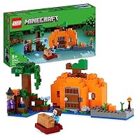 LEGO® Minecraft® The Pumpkin Farm 21248 Building Toy Set; Hands-on Adventures in The Swamp Biome for Players Aged 8+