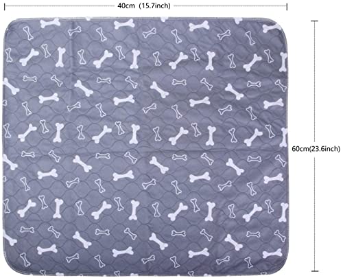 Baodan Washable Dog Pee Pads, 2 Pack Reusable Puppy Pads, Non-Slip Super Absorbent Dog Mat Incontinence Pads For Dog Playpen, Dog Crate - 16” X 24” #TOP7