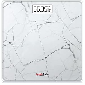 Healthgenie Digital Weight Machine Thick Tempered Glass LCD Display With 3 Years Warranty, Weight Machine for body…