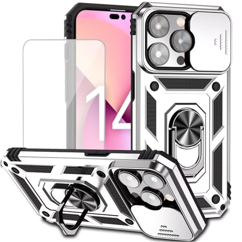 Protection de prestige pour iPhone 14 Pro Max avec bague magnétique