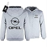 SPONYBORTY Warme Jacke Thicken Plus Samt Kapuzenpullover Op-EL Print Cardigan Herren & Damen Casual Sweatshirt Frauen/I / 5XL