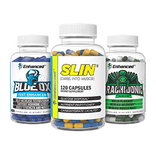 Enhanced Labs - Muscle Stack - Maximize Muscle Growth, Improve Performance & Repair Muscle Tissue (360 Capsules Total)