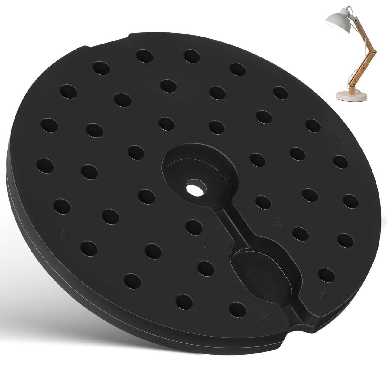 Didiseaon Lamp Base Only Weight Block for Desk and Floor Lamp