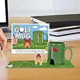Cadeau parfait pour les amateurs de golf : idéal pour les golfeurs, les employés de bureau, ou toute personne qui aime les jouets de bureau insolites et les tasses fantaisie