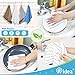 AIDEA Kitchen Towels, Absorbent Dish Cloth for Kitchen, Soft Dish Towels for Home, Multi-Purpose Cloths for Household Cleaning and Drying-8PK, 12”x12”