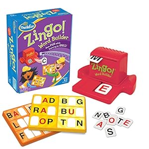 ThinkFun Zingo Word Builder – Classic Early Reading Game | Enhances Vocabulary & Spelling Skills | Award-Winning Educational Toy for Kids and Adults