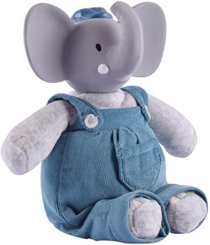 Tikiri Alvin the Elephant - Organic Natural Rubber Head Toy