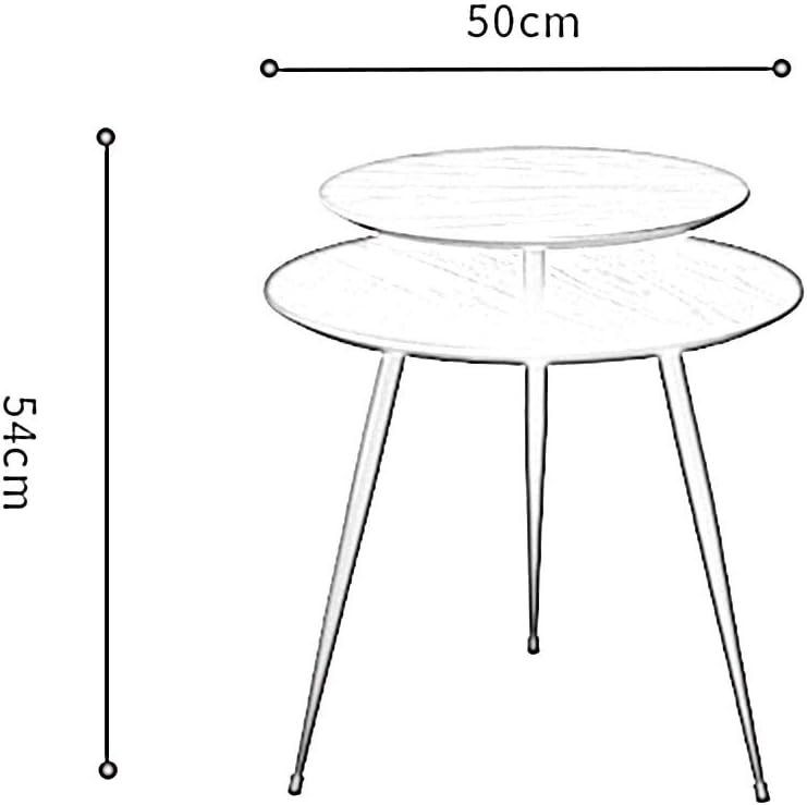 Side Table/End Table,2 Tier Small Square Table Living Room Sofa Corner Table Cabinet Corner Bedroom BedLiving Room Furniture