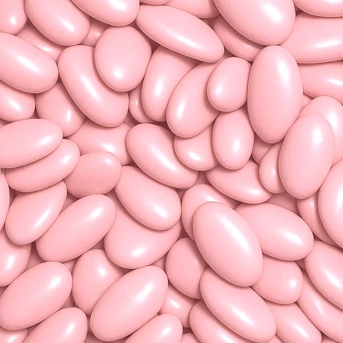 Dragées au Chocolat Suprême, 70% Cacao, 21 Couleur au Choix, Fabrication Artisanale Française, 250g (Rose)