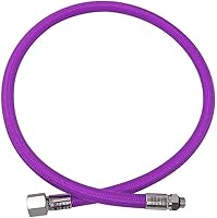 Vista 10 de XS Scuba Miflex Mangueras trenzadas de baja presión, amarillo suave, 36 pulgadas