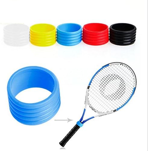 zarsia Silicone Grip Ring/Tennis Racket/Tennis Racquet/overgrip Sealing Ring(Pack of 20)
