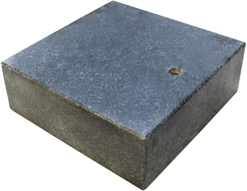 Miniatura 4 de Placa de soporte para comparador de control de superficie de granito, base de 6" x 6" x 2"