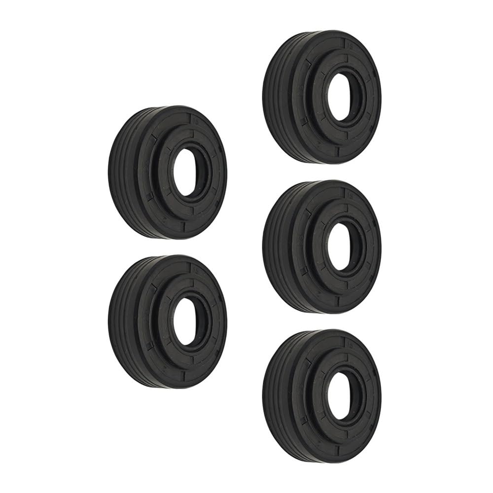 Juego de 5 retenes de Aceite for cigüeñal, compatibles con motosierras 340, 345, 350, 351, 346, 346XP, 353, 2145, 2150, 2141, 503, 93 y 23-02.