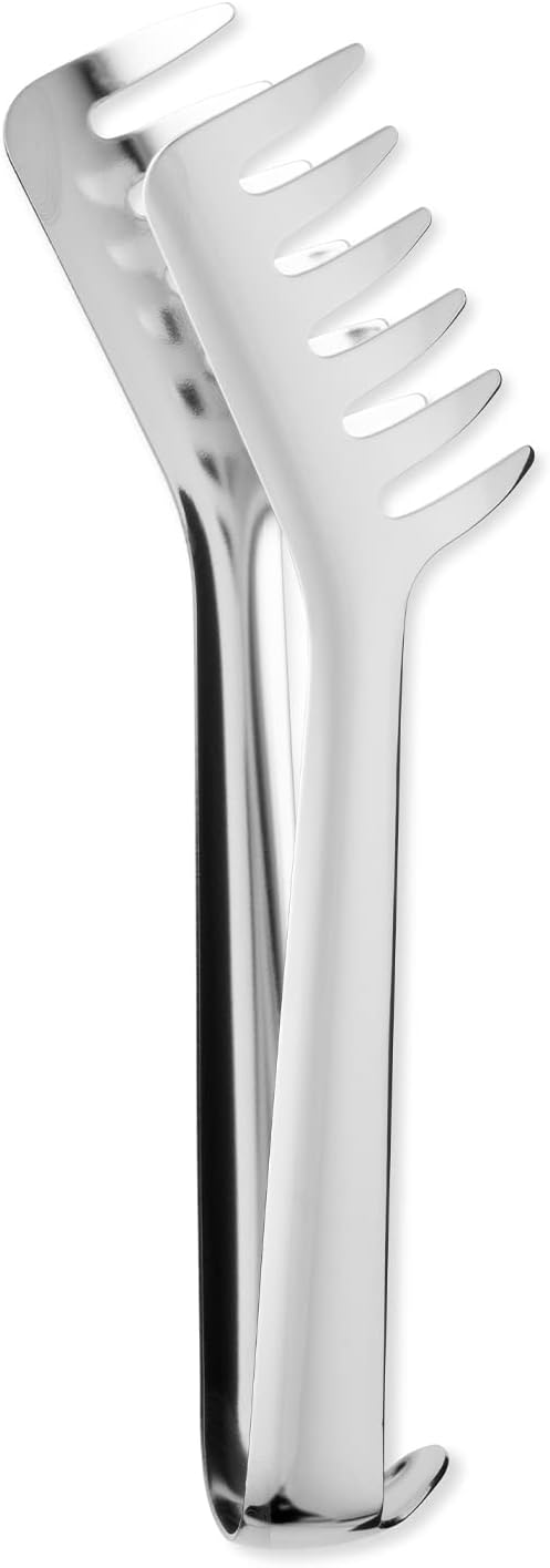 Alessi 502 Spaghetti Tongs, Silver