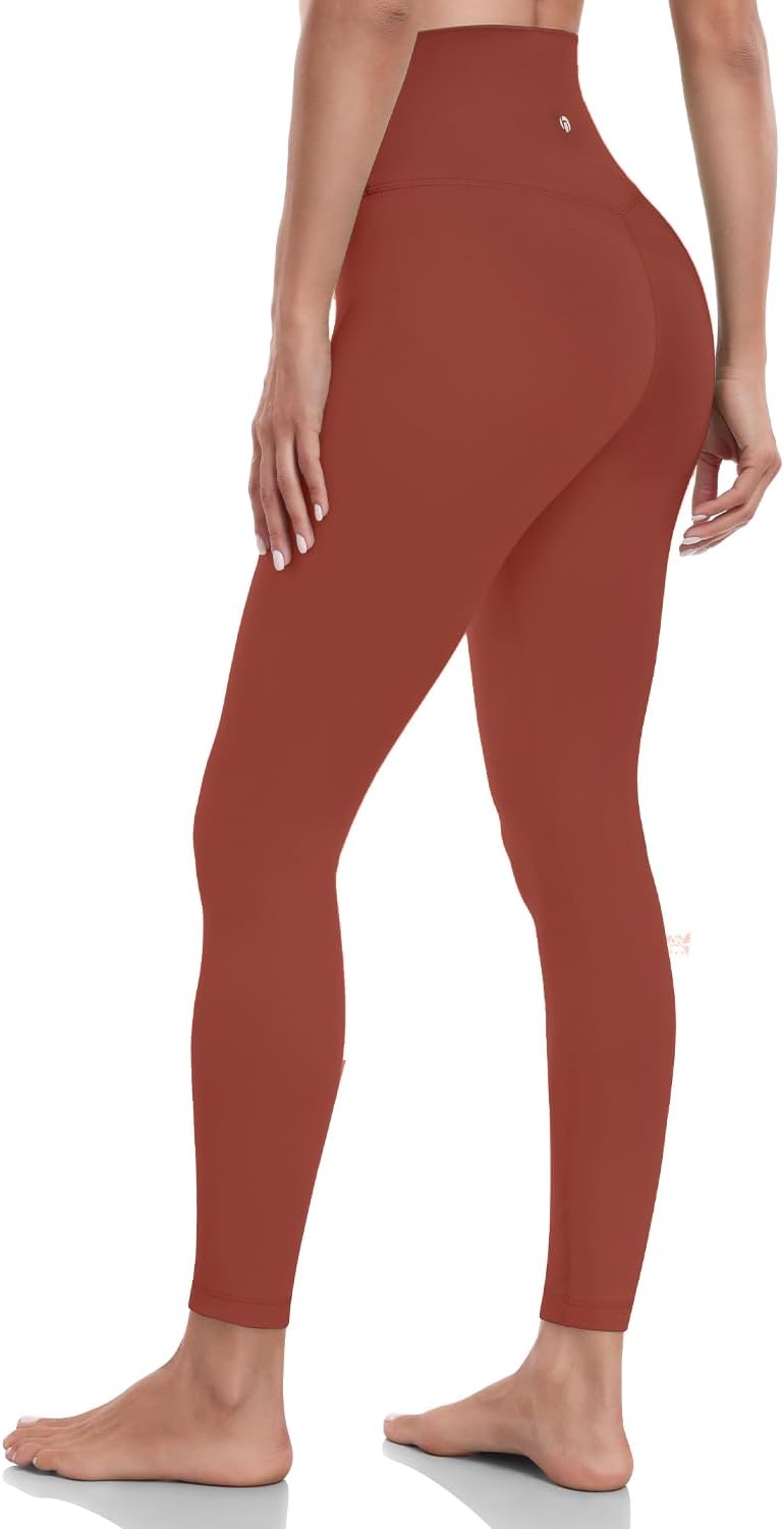HeyNuts Pure&Plain x Yoga Pro Leggings 25'', Buttery Soft High Waisted 7/8 Lounge Yoga Pants