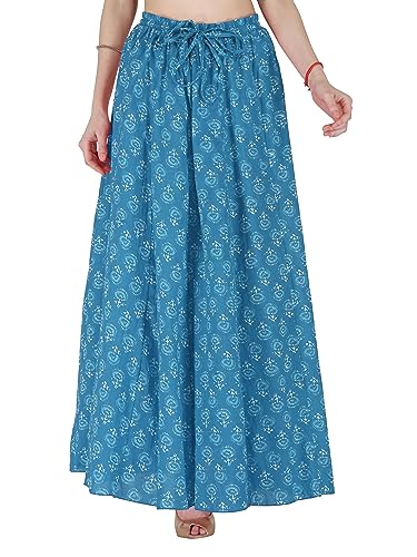 Image of Sttoffa Cotton Printed Women Wear Maxi Long Skirt 40 inch inch Full Length