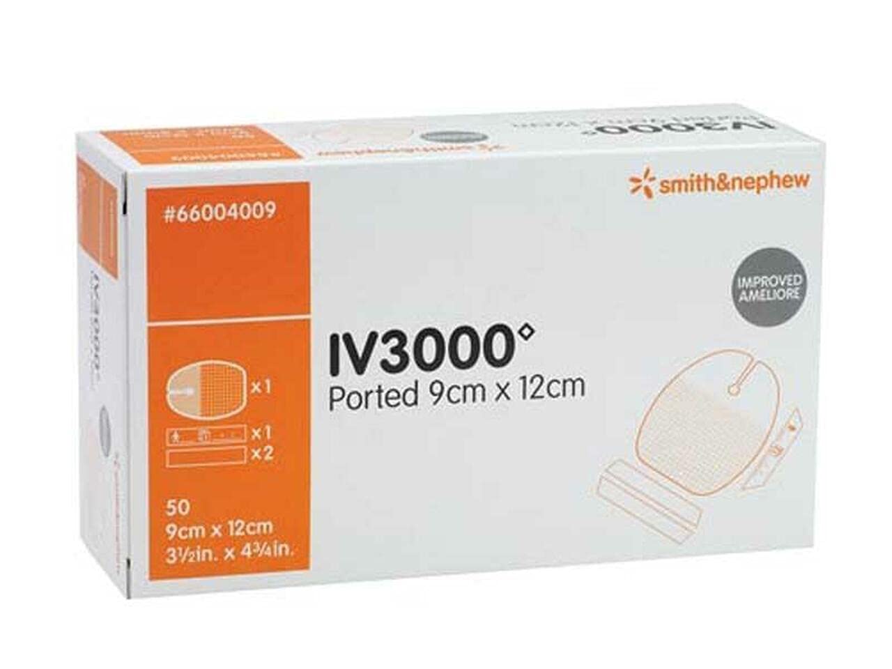 Opsite Medicazione I.V.3000 9 cm x 12 cm (50 pezzi per scatola)
