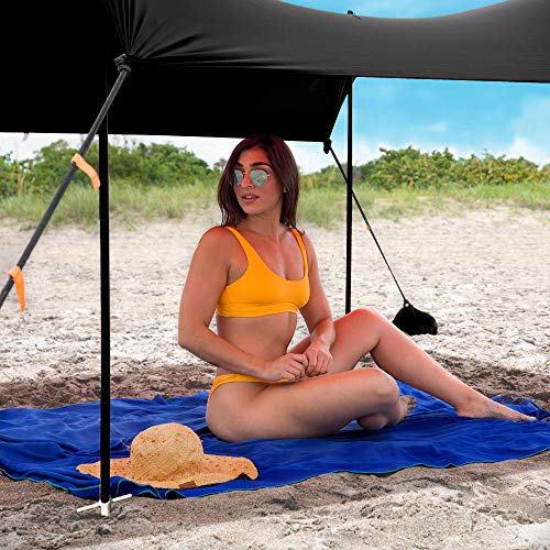 Red Suricata RA-RSO-LYCTNSBAP-MK Family Beach Tent & Beach Canopy, Upf50 Sun Beach Shade, Sunshade With 4 Aluminum Poles, 4 Pole Anchors & Sand Shovel, Medium & Portable Sun Shelter Tarp thumb #7