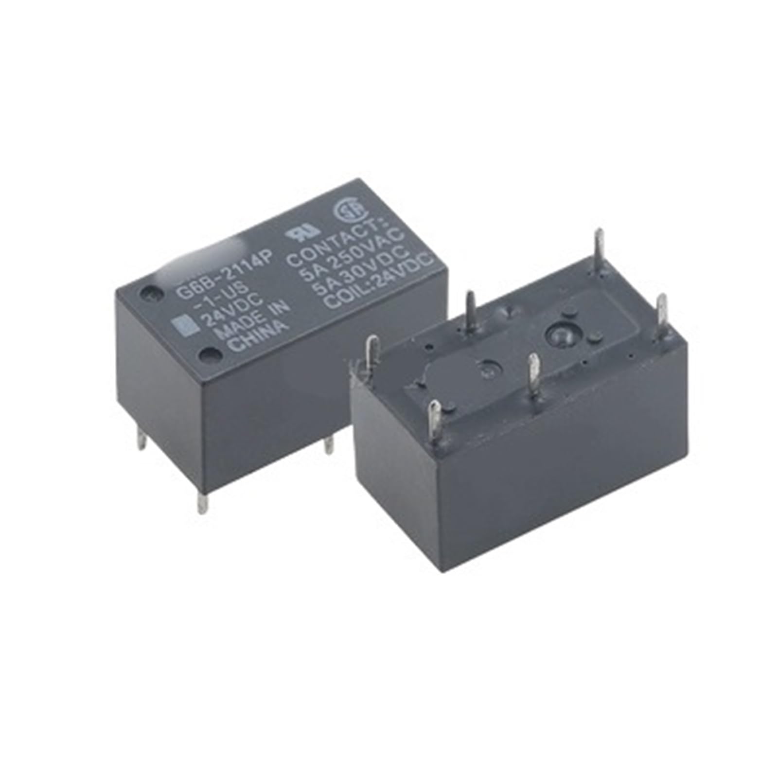 Relé G6B-2214P component electrónico conmutador DC5V 12VDC 24VDC para placas electrónicas industriales