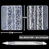 Fcozpjk Silicone Nail Art Molds, 2PCS 3D Flowers Nail Charm Molds with Carving Pen Clear Modeling Templates Hibiscus Flowers Cherry Blossom Design Mold for Resin Epoxy Professional Supplies #1