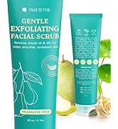 Tree To Tub Exfoliating Face Wash - Gentle Facial Exfoliator &amp; Face Scrub w/Salicylic Acid for Gl...