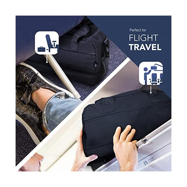Hand Cabin Bag Polyester Travel Bag 40 X 20 X 25 Cm Suitable Hand Luggage For Worldwide Airlines Lockable Zipper Quick Access Zip Pocket With Adjustable Shoulder Strap And Handle Navy