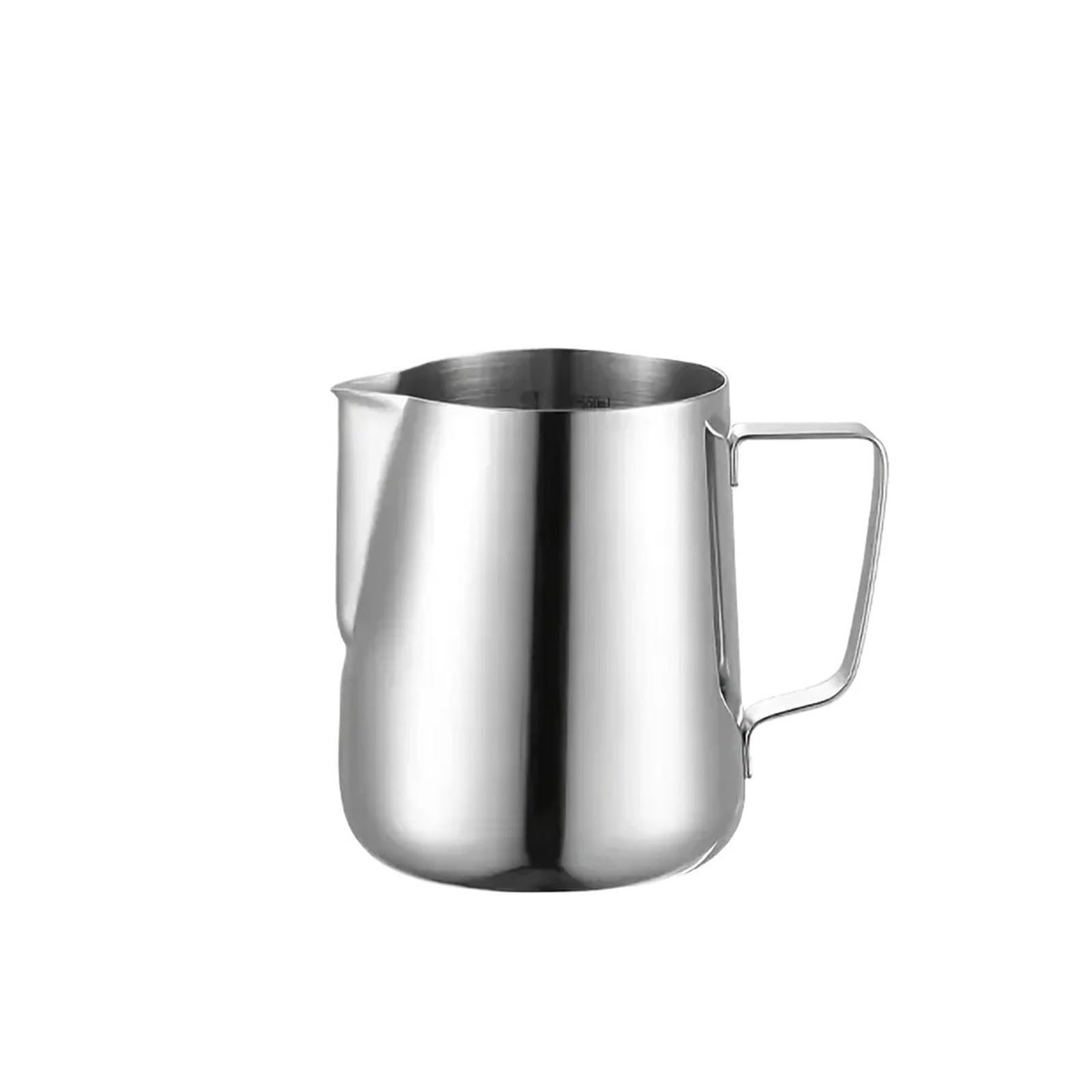 350/600/1000 ml Milchaufschäumer, Aufschäumkrug, kompatibel mit Skala, Edelstahlaufschäumer, Latte-Tasse, Espressotassen, Kaffeezubehör(600ML With Scale)