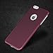 iPhone 6 Plus / 6s Plus Case, Acewin [Exact-Fit] iPhone 6 Plus 6S Plus (5.5) Slim Case Soft Finish Coated Surface with Premium Matte Hard Case Cover for iPhone 6 Plus/6s Plus (5.5) (Purplish Red)