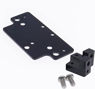 Replacement Part For Alloy Servo Mount Plate For Rc Hobby Model Car 1/10 Everest Gen7 Pro/Sport Upgraded Part - Color BLACK