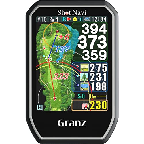 Shot Navi(ショットナビ) Granz BK ゴルフGPS タッチパネル 