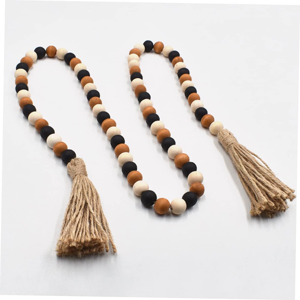 Wooden Bead Garland Decor Decorative Beads Home Decor Fall Garland Beaded Hanging