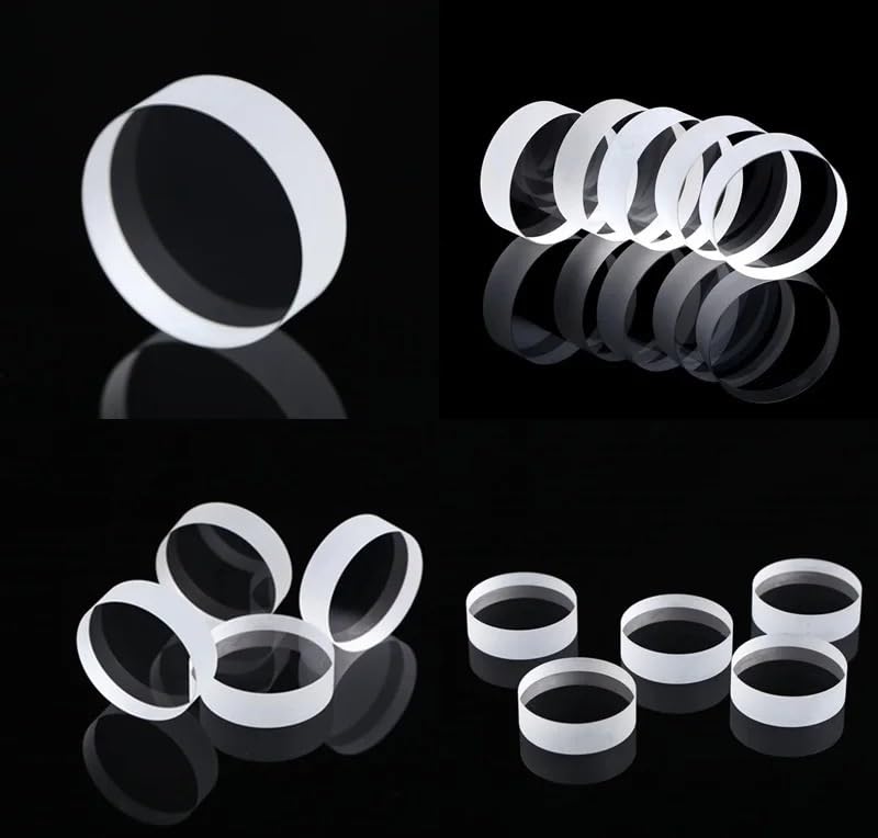 JGS1 Disco al quarzo trasparente 13mm x 1mm 1pcs