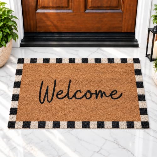 Folkulture Door Mat, Welcome Mat, Welcome Matt Outdoor Doormats - 16" x 28"